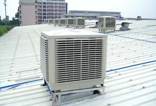 高溫車間屋頂式冷風機工程